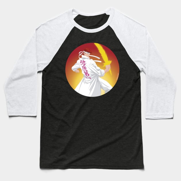 The Noble Spirit Anime Baseball T-Shirt by Siderjacket